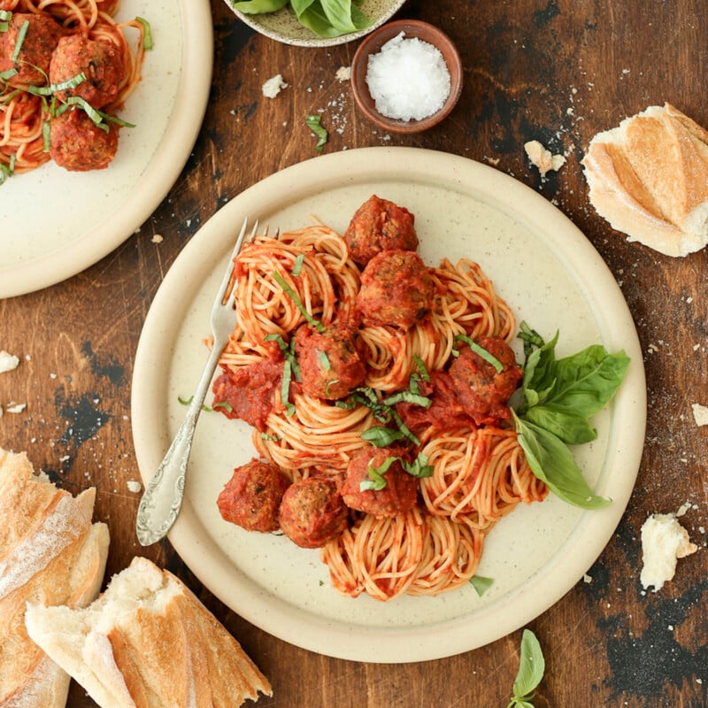 Vegan Mushroom Meatballs