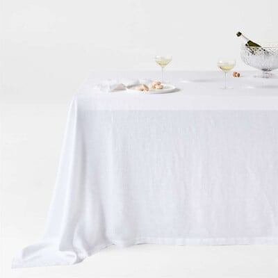 White Linen tablecloth, Pottery Barn