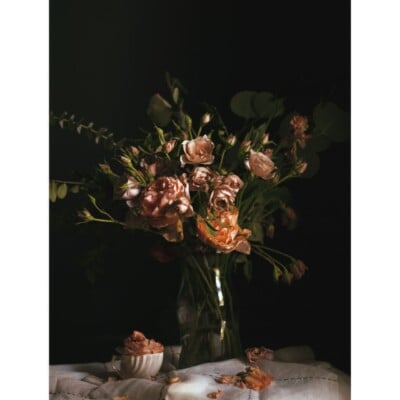 Moody Floral Still Life by Katie Buckman