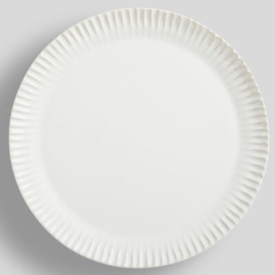 Ridge Textured Stoneware Dinner Plate, Pottery Barn