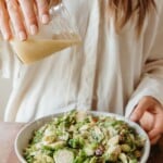 shaved brussels sprouts salad with lemon vinaigrette