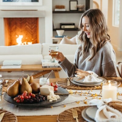 Camille Styles cozy Thanksgiving