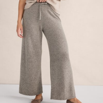 Cashmere Wide Leg Pants