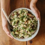 shaved brussels sprouts salad with lemon vinaigrette