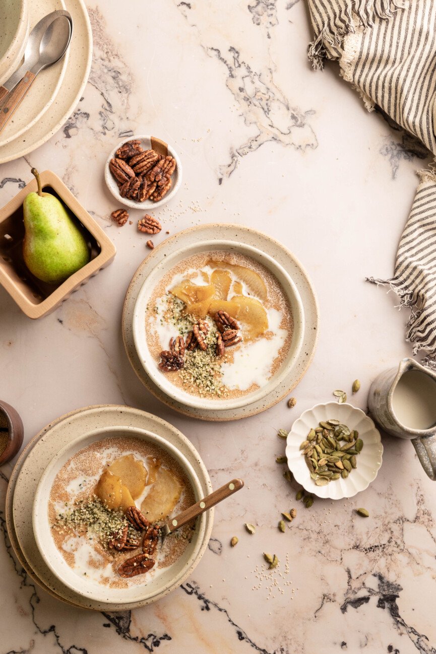 spiced pear oatmeal recipe