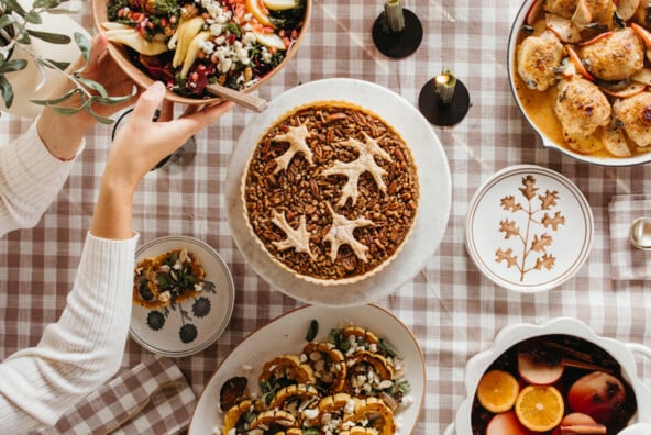 Thanksgiving table setting