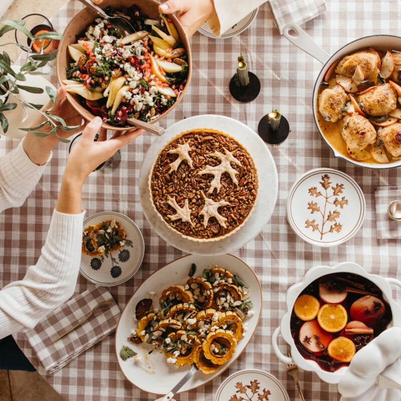 Thanksgiving table setting