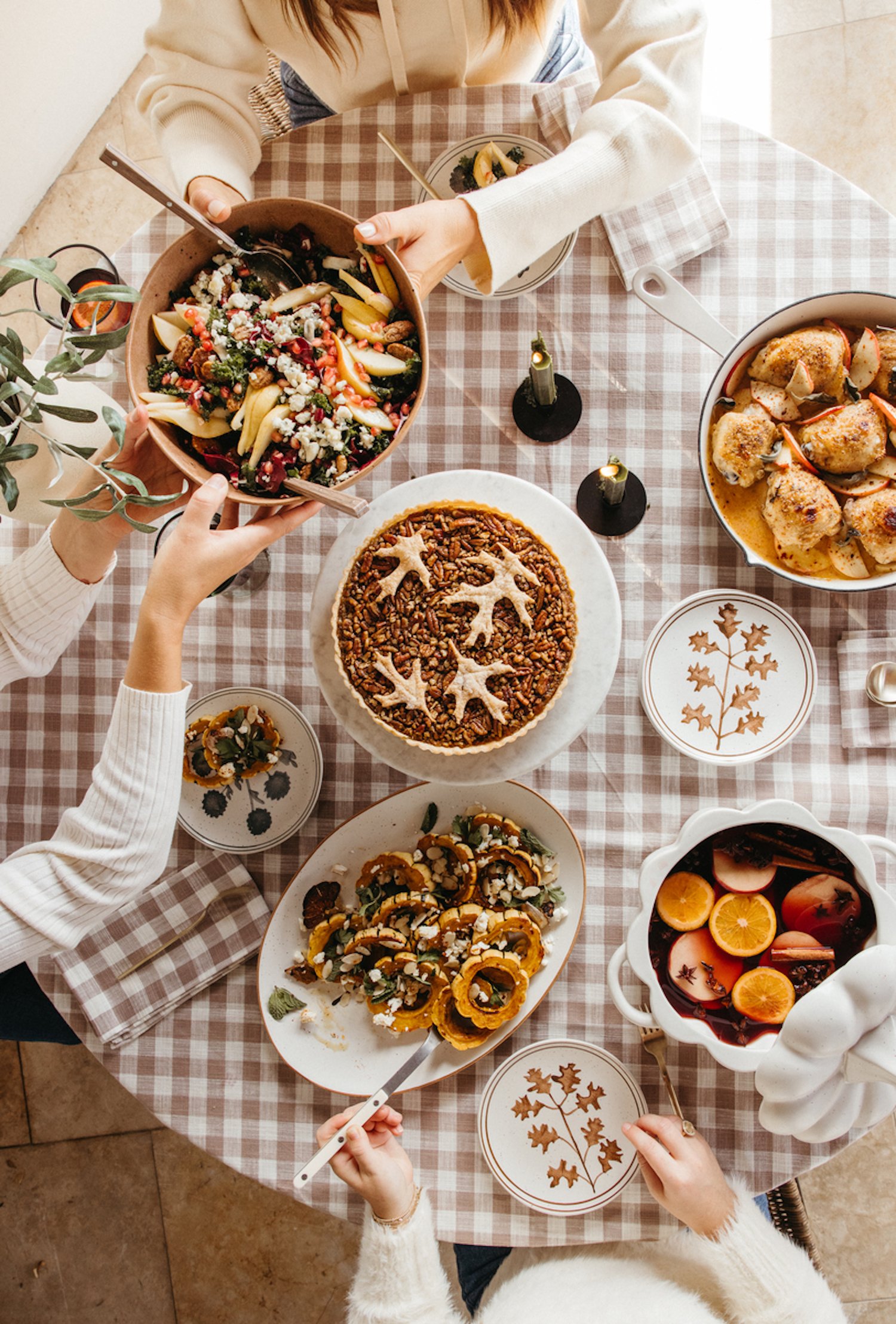 Thanksgiving table setting