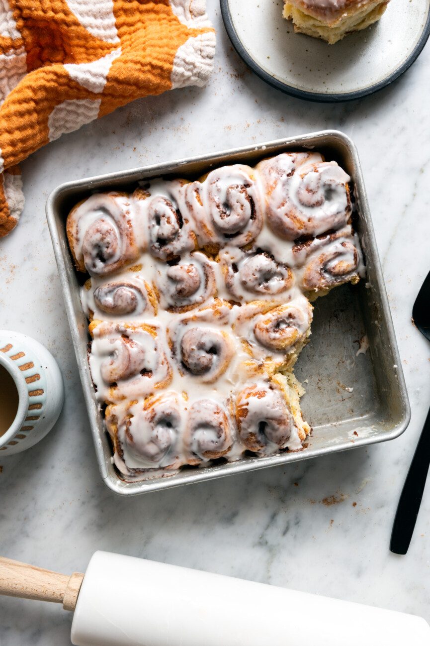 Holiday Mini Cardamom Cinnamon Rolls