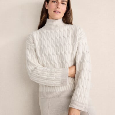 Organic Cotton Jacquard Sweater