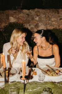 Women laughing