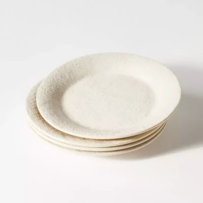 4pc 8.75" Stoneware Salad Plates Cream - Threshold™ designed with Studio McGee