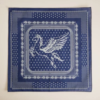 Pegasus Bandana Scarf - Navy