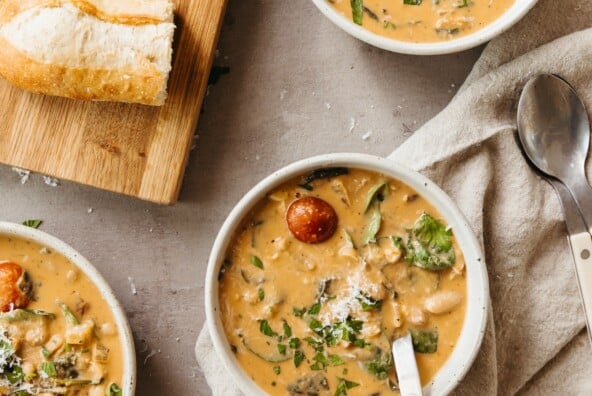 Roasted Tomato & White Bean Soup Recipe