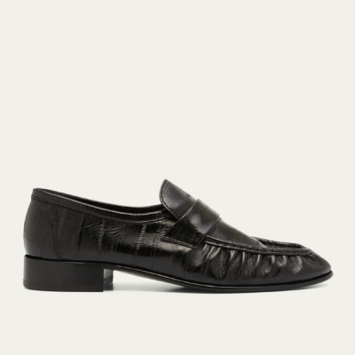 Soft Leather Flat Loafers