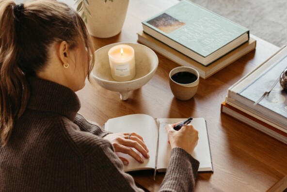 Camille Styles journaling