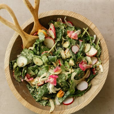 Detox Salad with Cashew Tamari Dressing