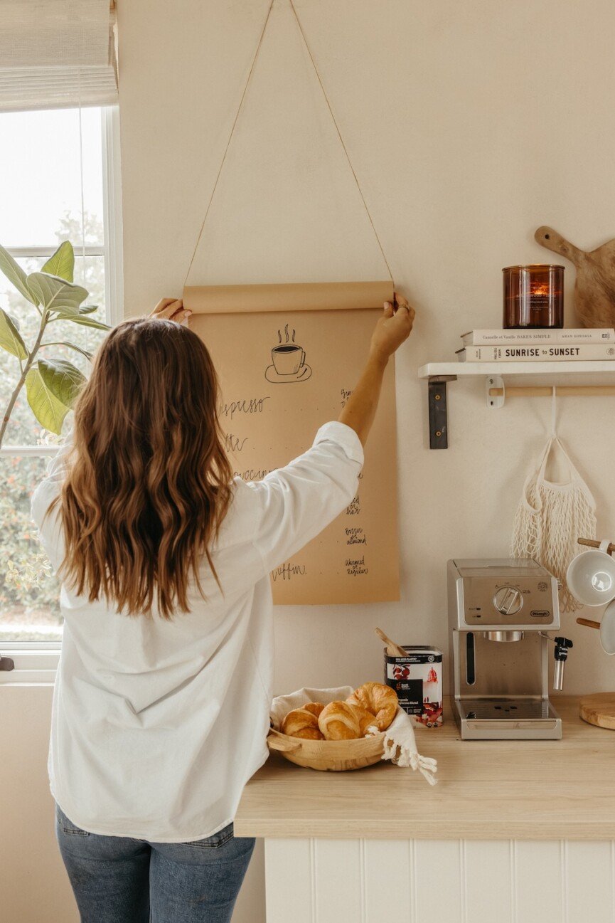 how to host an at-home cafe - the menu