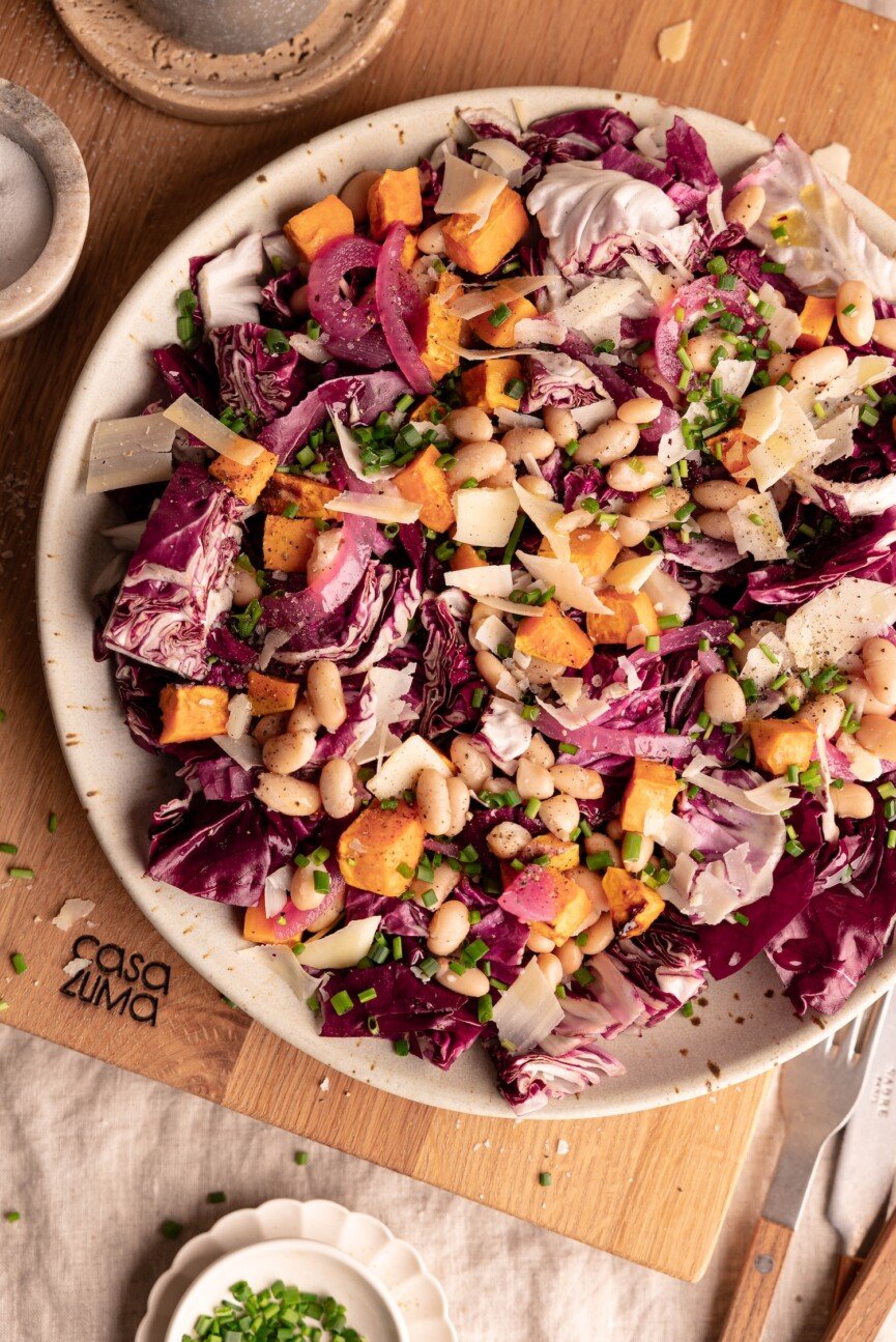 Salad Radicchio Cincang Musim Dingin