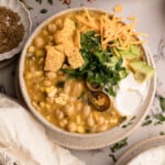 best white chickpea chili