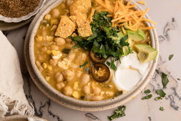 easy vegetarian white chili