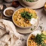 easy white chickpea chili