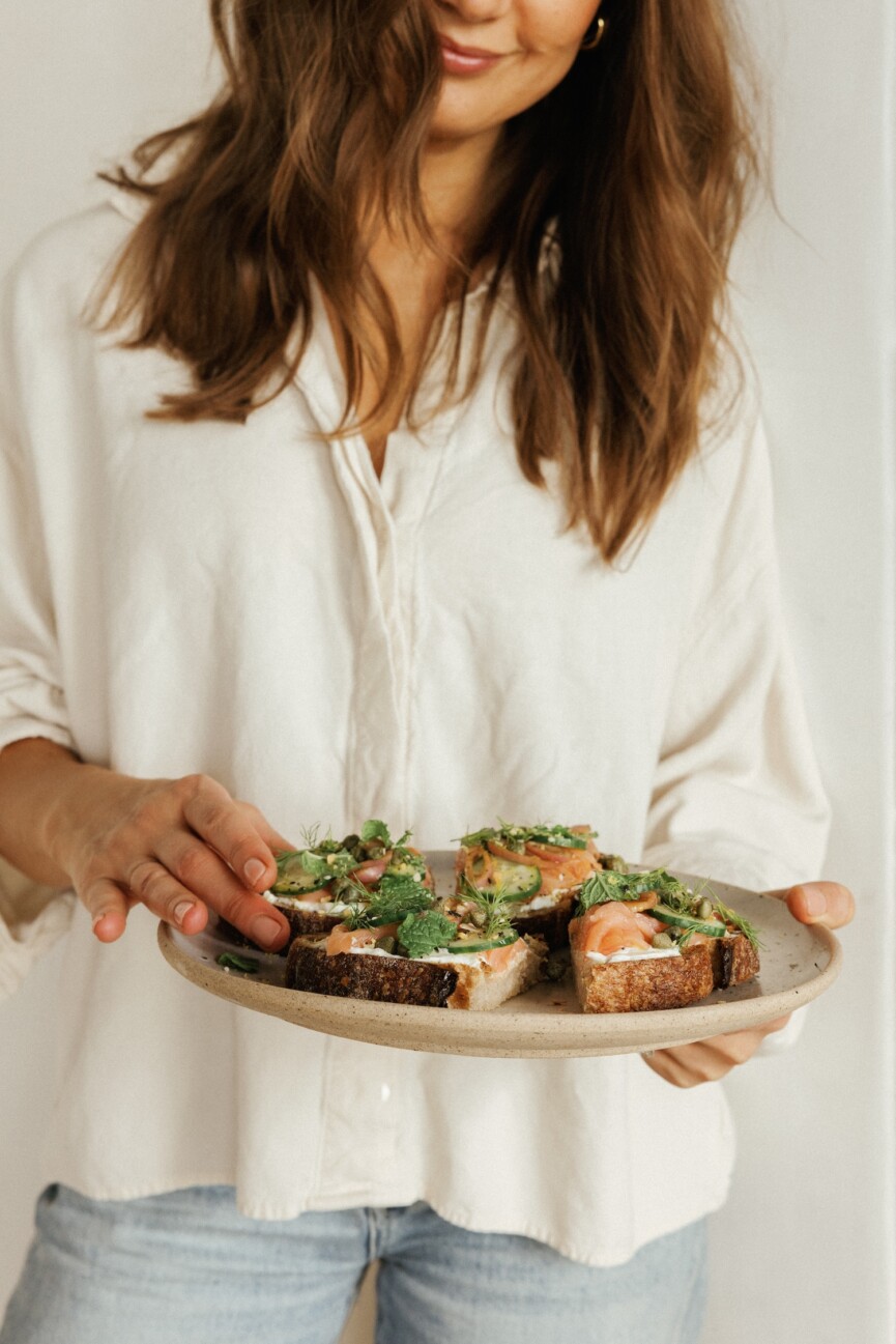 smoked salmon toast recipe