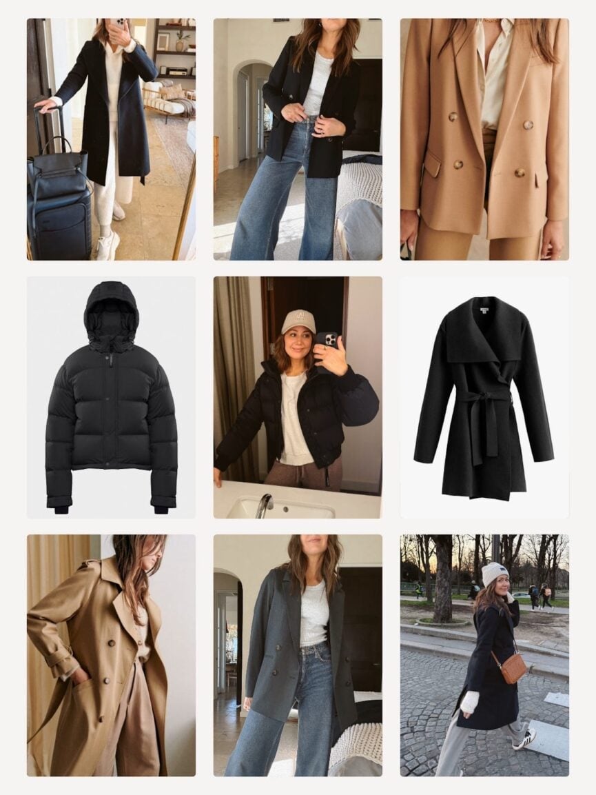 coats and outerwear_capsule wardrobe 2025