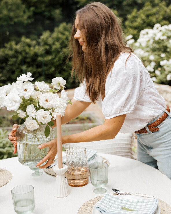Camille Styles Backyard Garden Roses