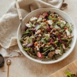 beet farro goat cheese salad