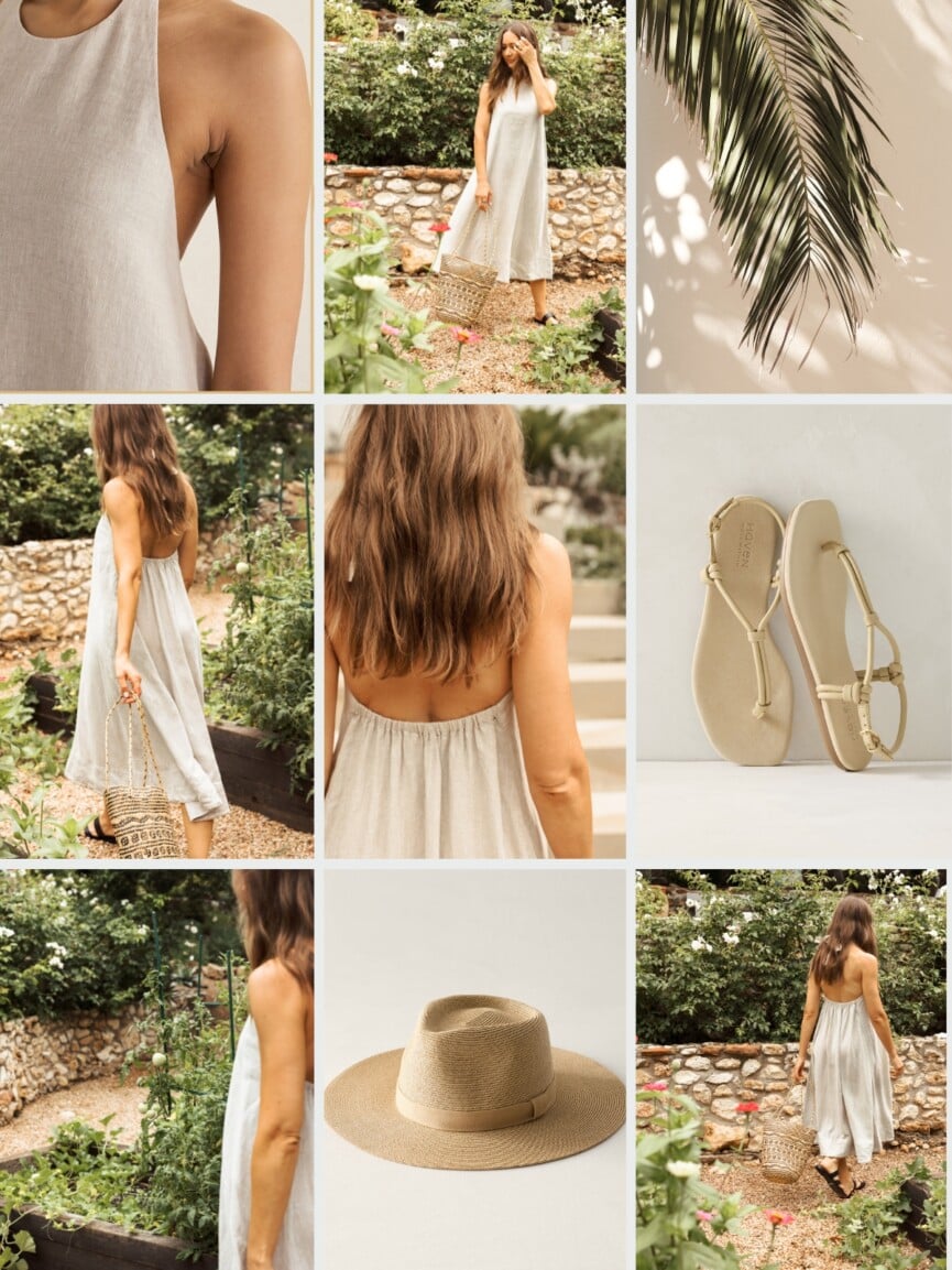 travel capsule wardrobe-workout-linen dress
