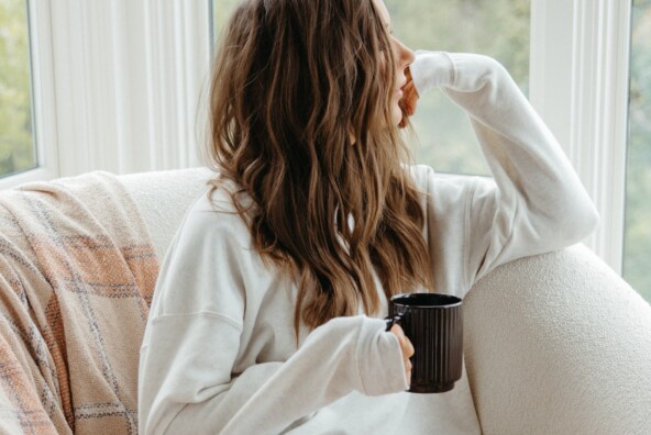 fall morning rituals cozy chair