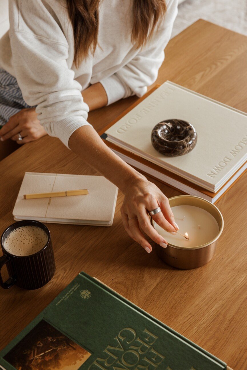 fall-morning-rituals setting