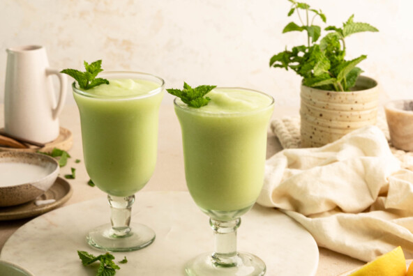 honey dew melon slushie