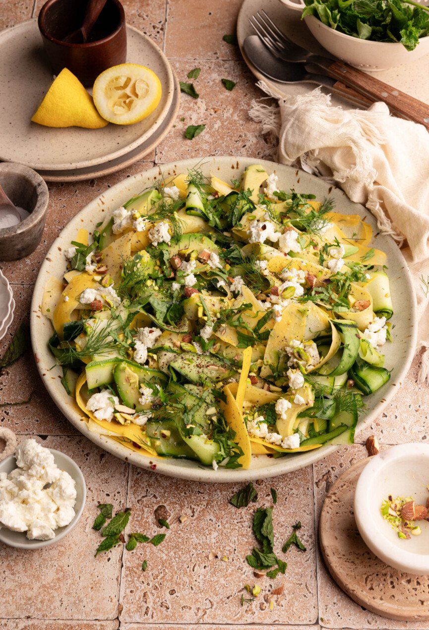Squash Ribbon Salad