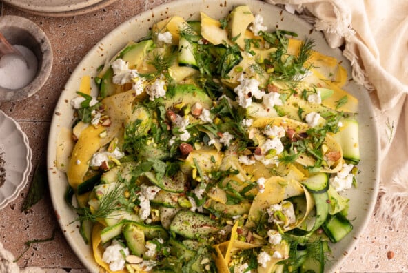 Summer Ribboned Squash Salad