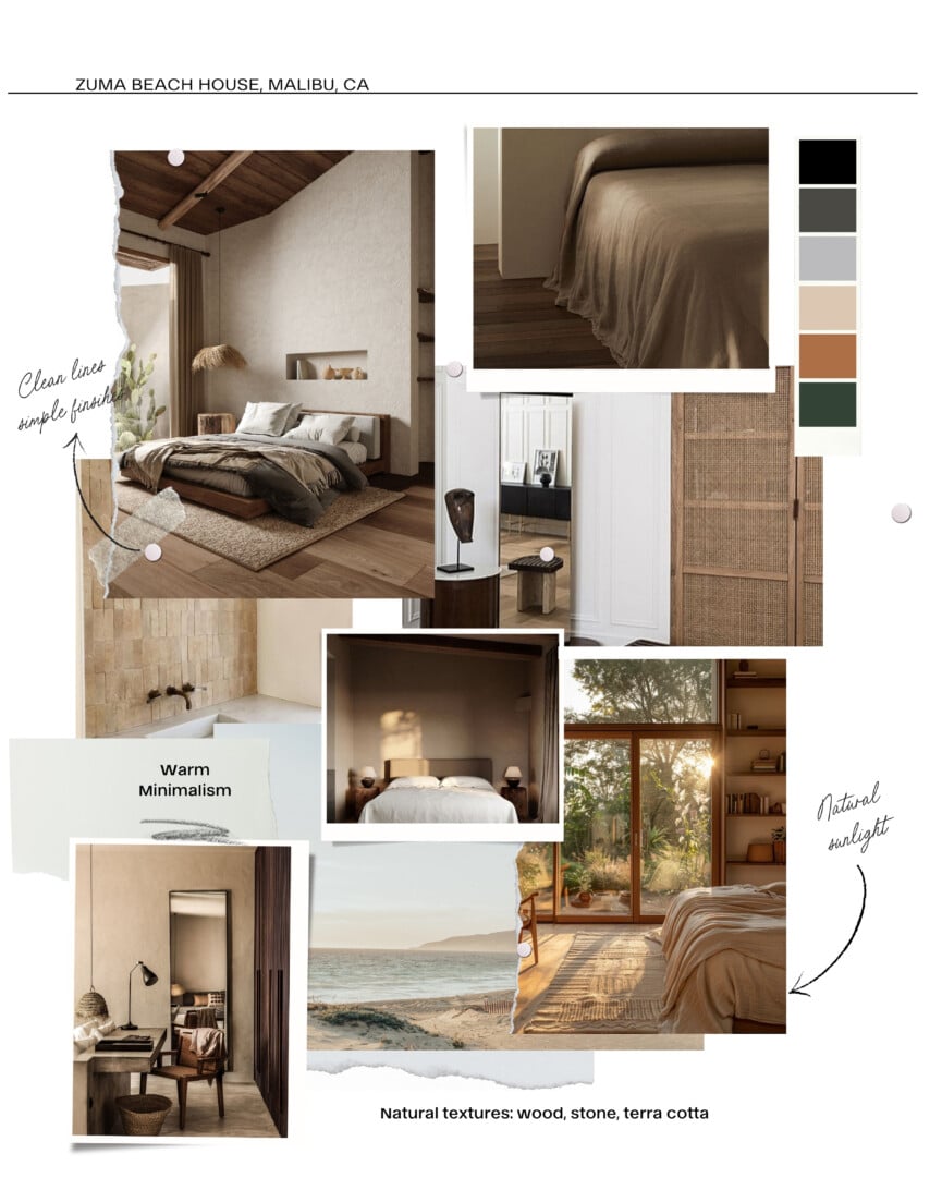 Zuma Beach House GUest ROom INspiration