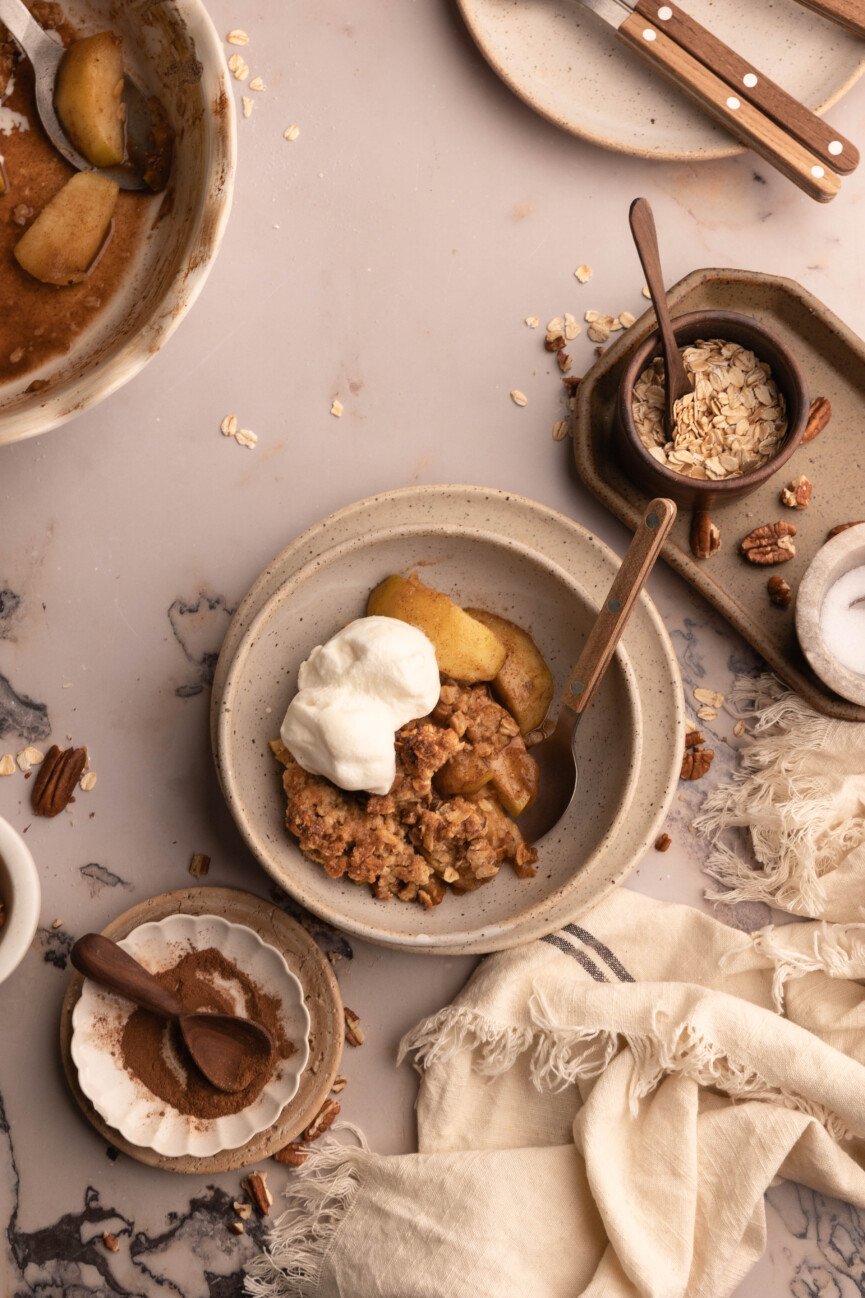 easy apple crumble