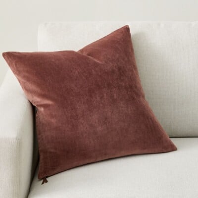 Everywhere Velvet Pillow, Pottery Barn