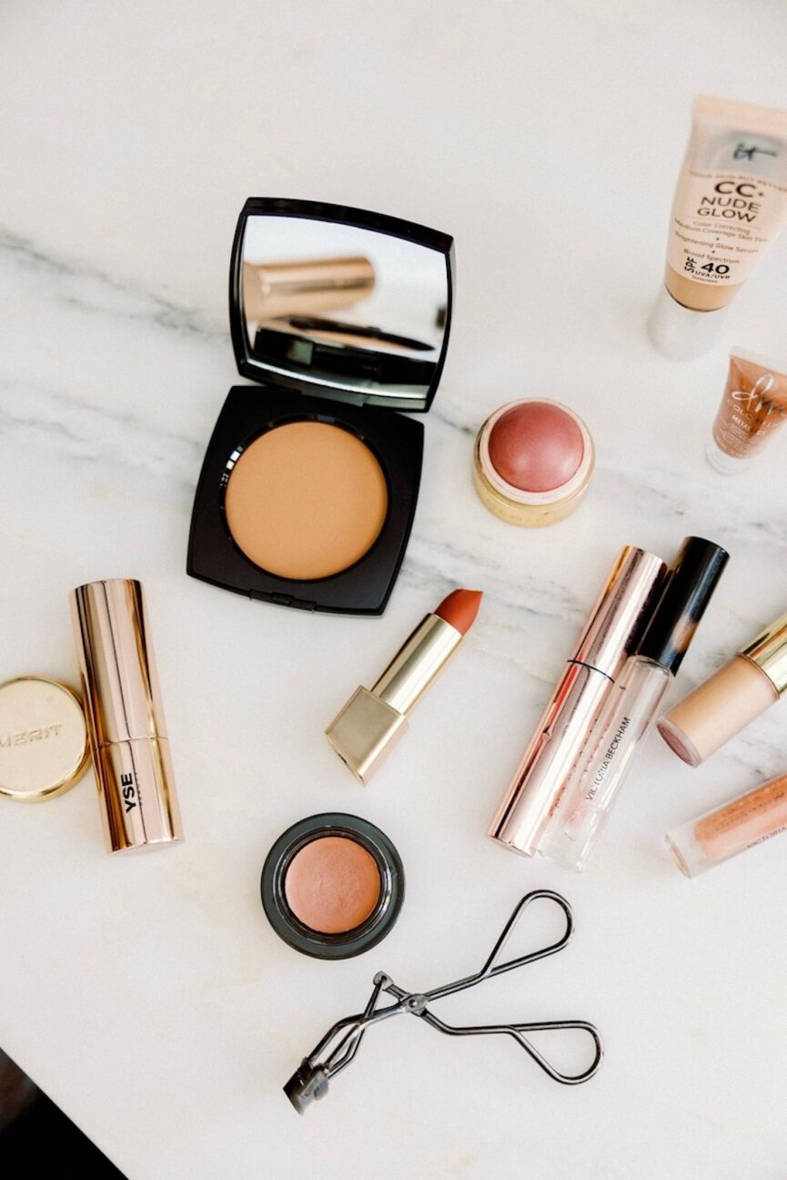 Beauty products for beauty tips in your 40s.