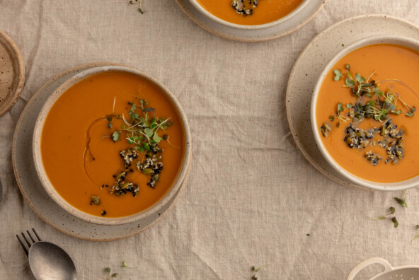 miso ginger sweet potato soup