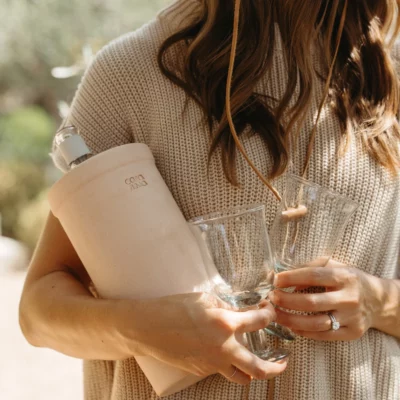 Terra cotta wine cooler, Casa Zuma Clay