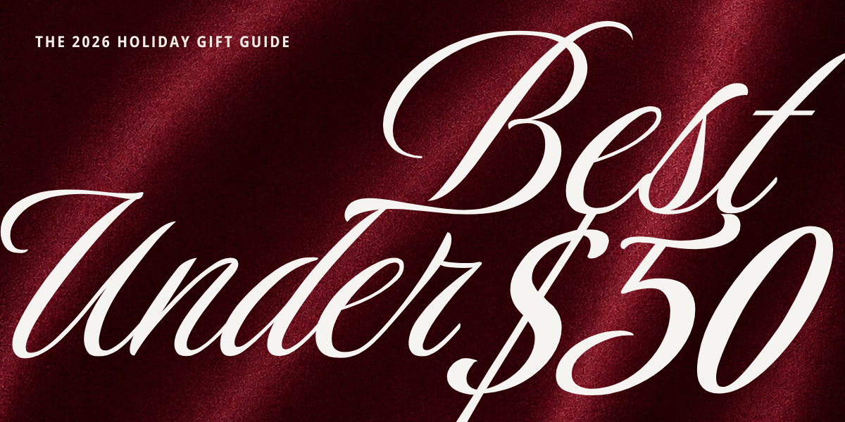 2026 Best Under $50 Banner
