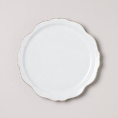 Carved Edge Dinner Plate