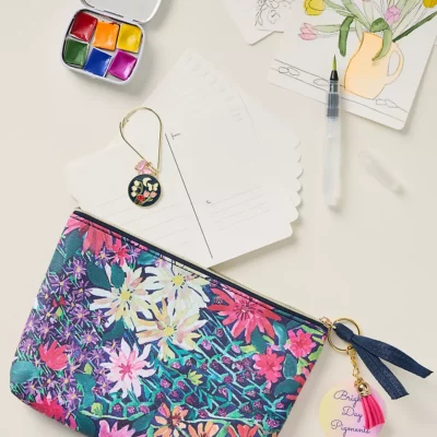 DIY watercolor set athropologie