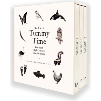 baby's tummy time book set