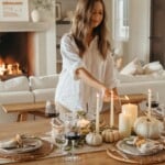 Camille Styles lighting candles