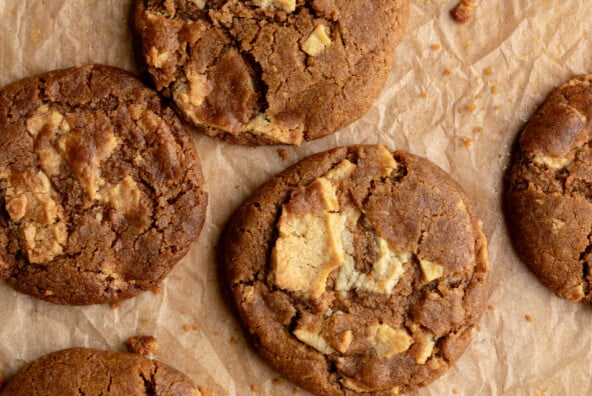 chewy pumpkin cheesecake cookies