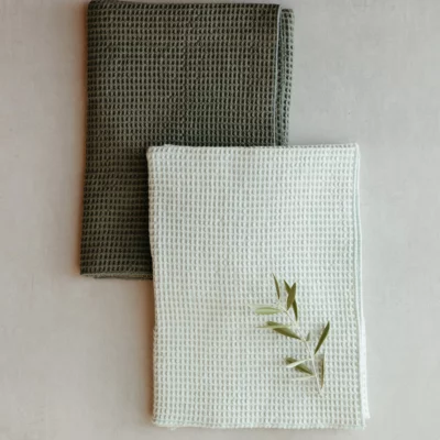 essential waffle dishtowel set