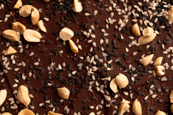 peanut butter Puffed Quinoa Chocolate Bark